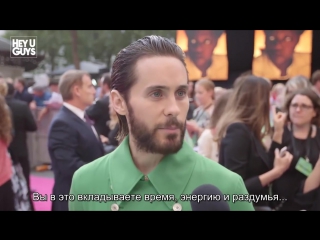 suicide squad - interview with jared leto (russian dubover)