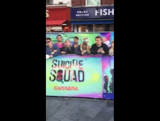 snapchat: 08/03/2016, london | suicide squad premiere 1