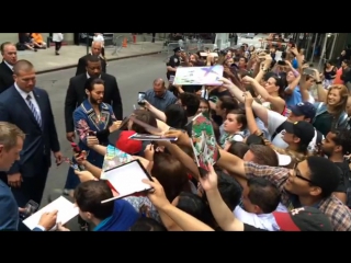 08/01/2016 • jared arrives at the suicide squad premiere | new york, usa