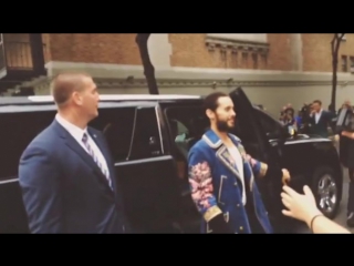 08/01/2016 • jared arrives at the suicide squad premiere | new york, usa