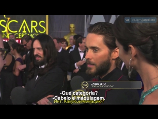 jared leto interview for tnt brasil (oscar 2016) (rus sub)