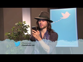 jared leto reads an angry tweet