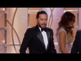 jared leto wins golden globes (january 12, 2014)