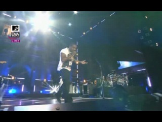 30 seconds to mars feat. kanye west - hurricane live in madrid at mtv ema 2010